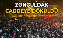 Cumhuriyet'in 101. yılında Zonguldak caddeye döküldü