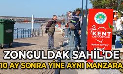 Zonguldak Sahil'de 10 ay sonra yine aynı manzara!