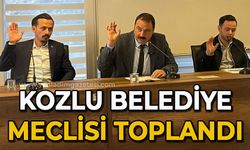 Kozlu Belediye Meclisi toplandı