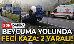 Zonguldak-Ankara kara yolunda feci kaza, 2 yaralı