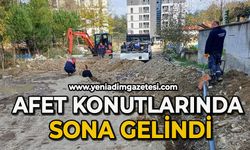 Afet konutlarında sona gelindi