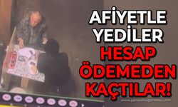 Sipariş ettikleri yemeği yediler: Hesap ödemeden kaçtılar