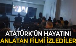 Atatürk’ün hayatını anlatan filmi izlediler