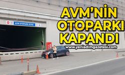 AVM'nin otoparkı kapatıldı