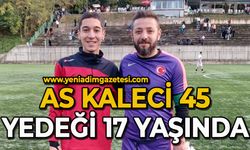 As kaleci 45, yedeği 17 yaşında!