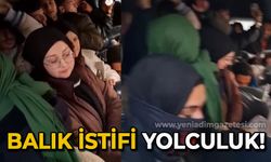 Balık istifi kamerada