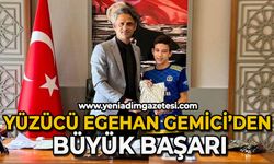 Yüzücü Egehan Gemici’den büyük başarı