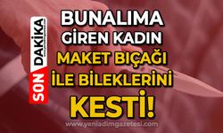 Bunalıma giren kadın maket bıçağı ile bileklerini kesti!