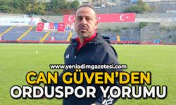 Can Güven'den Orduspor  yorumu