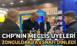 CHP'nin meclis üyeleri Zonguldak'ta esnafı dinledi