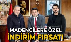 Madencilere özel indirim fırsatı