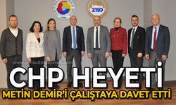 CHP heyeti Başkan Metin Demir'i çalıştaya davet etti