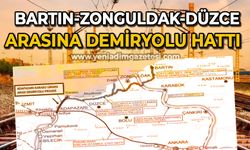 Bartın - Zonguldak - Düzce arasına demiryolu hattı