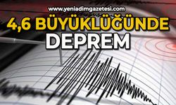 4,6 büyüklüğünde deprem