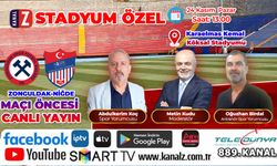 Zonguldakspor - Niğde Belediyesi Spor Kulübü maçı KANAL Z ekranlarında yayınlanacak