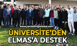 Üniversiteden Elmas'a destek