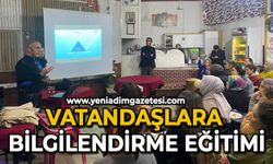 Zonguldak Emniyet Müdürlüğü’nden vatandaşlara bilgilendirme eğitimi