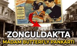 Zonguldak’ta Madam Butterfly pankartı