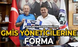 Maden İşçileri Topbaşıspor’dan GMİS yöneticilerine forma