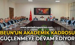 BEUN’un akademik kadrosu büyümeye ve güçlenmeye devam ediyor