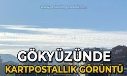 Gökyüzünde kartpostallık görüntü