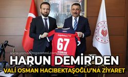 Zonguldakspor FK Başkanı Harun Demir'den Vali Osman Hacıbektaşoğlu'na ziyaret