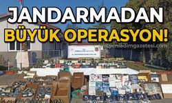 Jandarmadan büyük operasyon: Kaçak ürünler ele geçirildi!