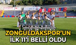 Zonguldakspor'un ilk 11'i belli oldu: İşte kadrolar