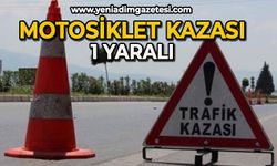 Motosiklet kazasında 1 kişi yaralandı