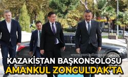 Kazakistan Başkonsolosu Amankul, Hacıbektaşoğlu’nu ziyaret etti