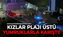 Kızlar Plajı üstü yumruklarla karıştı!