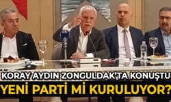 Koray Aydın Zonguldak'ta konuştu: Yeni parti mi kuruluyor?