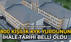 800 kişilik KYK yurdunun ihale tarihi belli oldu