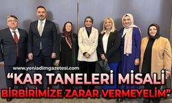 Mustafa Çağlayan: Kar taneleri misali birbirimize zarar vermeyelim