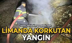 Limanda korkutan yangın