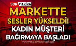 Markette sesler yükseldi: Kadın müşteri aniden bağırmaya başladı!