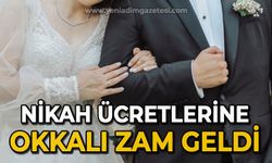 Nikah ücretlerine okkalı zam geldi