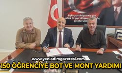 Alaplı TSO’dan, 150 öğrenciye bot ve mont yardımı