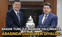 Adalet Bakanı Yılmaz Tunç’tan Bartın Belediye Başkanı Rıza Yalçınkaya’ya ziyaret