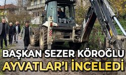 Sezer Köroğlu Ayvatlar Köyü'nde incelemelerde bulundu