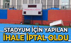 Stadyum için yapılan ihale iptal edildi