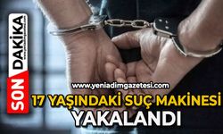 31 suçtan kaydı bulunan 17 yaşındaki zanlı yakalandı