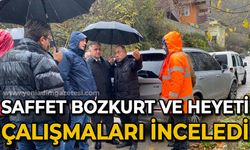 Saffet Bozkurt ve heyeti çalışmaları inceledi