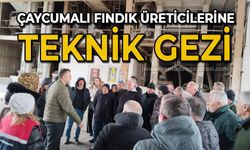 Çaycumalı fındık üreticilerine Düzce’de teknik gezi