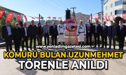 Kömürü bulan Uzunmehmet, törenle anıldı