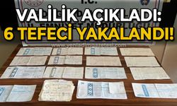 Zonguldak Valiliği açıkladı: 6 tefeci yakalandı!