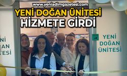 Yeni doğan ünitesi hizmete girdi