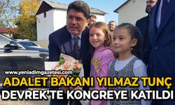 Adalet Bakanı Yılmaz Tunç Devrek'te kongreye katıldı