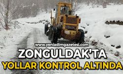 Zonguldak’ta yollar kontrol altında