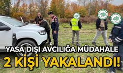 Yasa dışı avcılığa müdahale: 2 kişiye idari yaptırım uygulandı